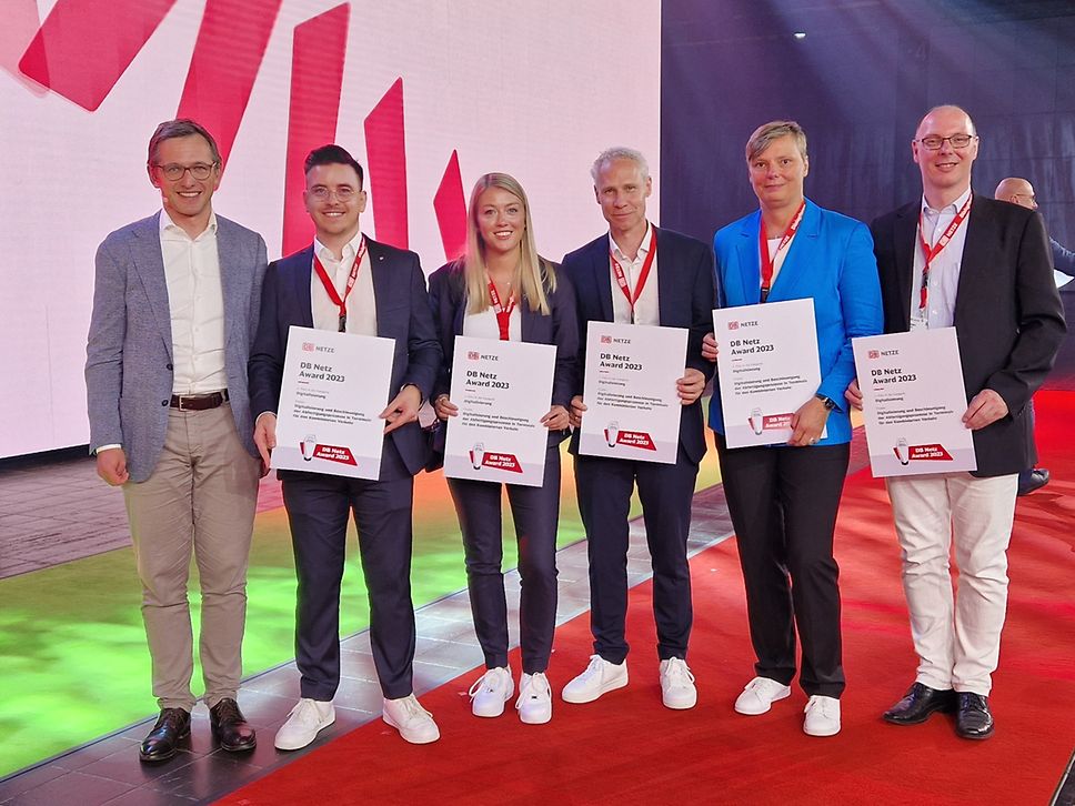 DB Netz Award 2023 - Das DUSS-Team